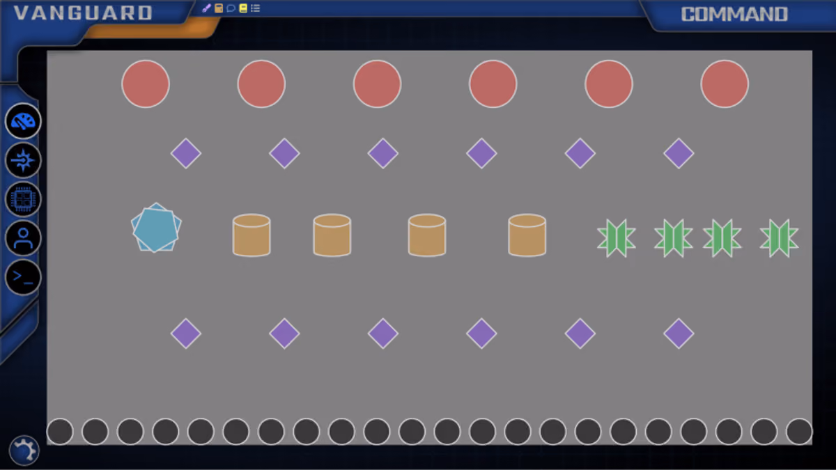 Power distribution screen mockup