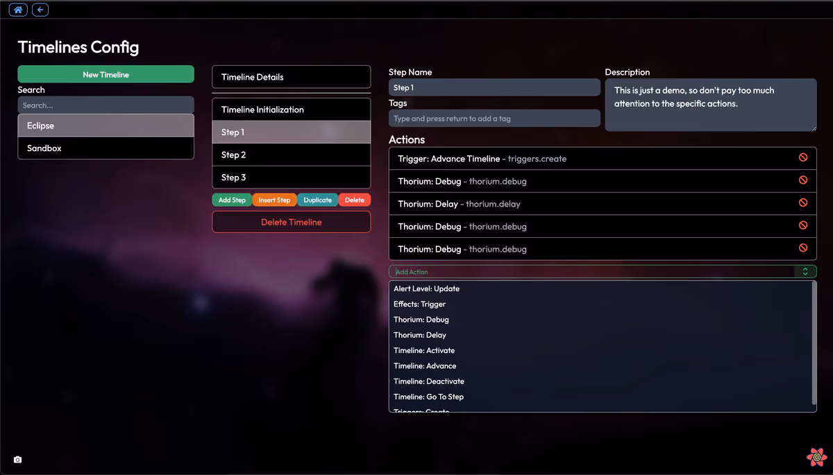 Timeline Steps