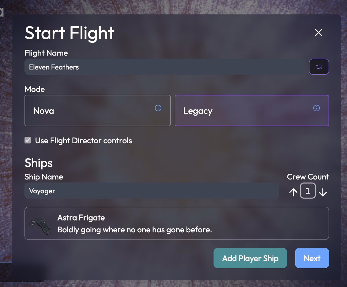 Thorium Nova Legacy mode